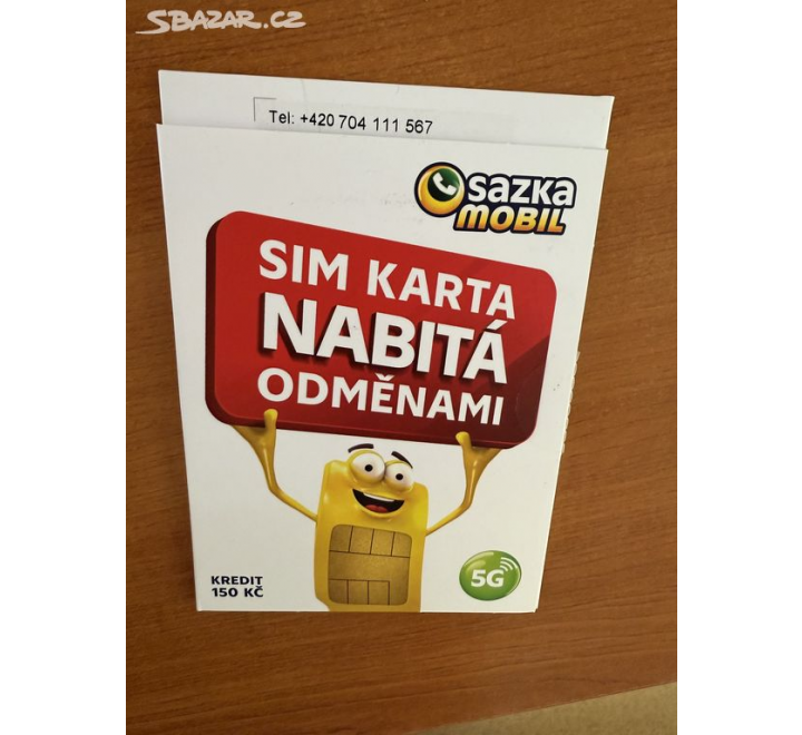 SIM karta Sazka Mobil 