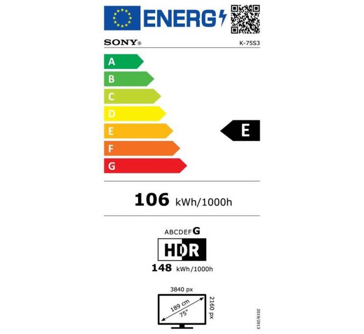 Sony Bravia 3 K-75S35