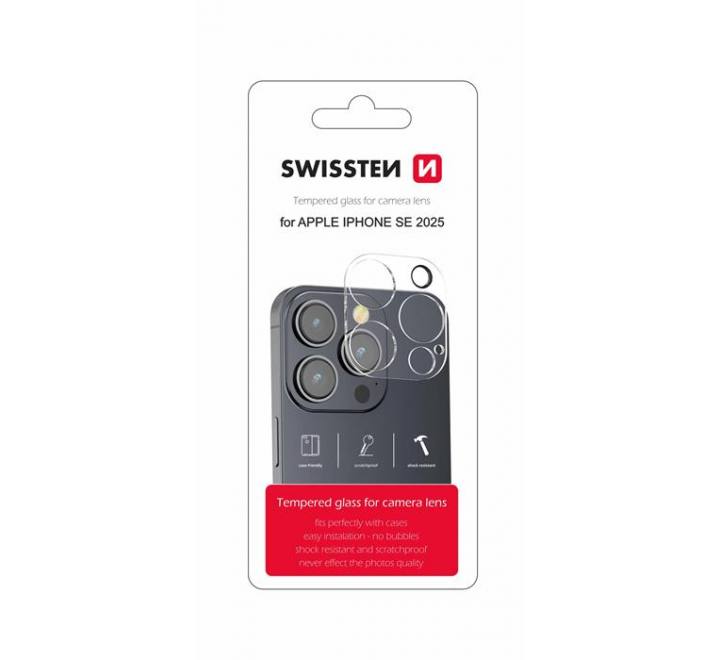 SWISSTEN OCHRANNÉ SKLO NA ČOČKY FOTOAPARÁTU PRO APPLE IPHONE 17 PRO