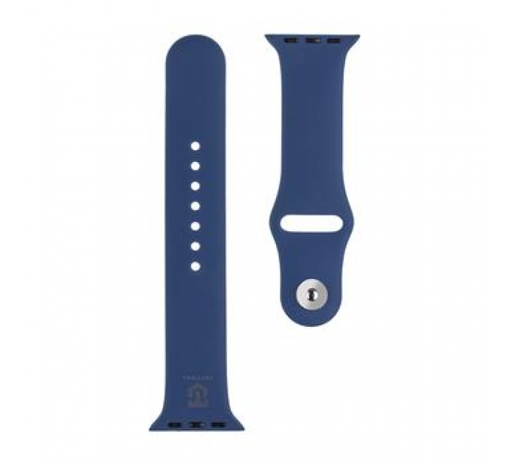 Tactical 838 Silikonový Řemínek pro Apple Watch 1/2/3/4/5/6/7/8/9/SE 42/44/45/49mm Navy Blue