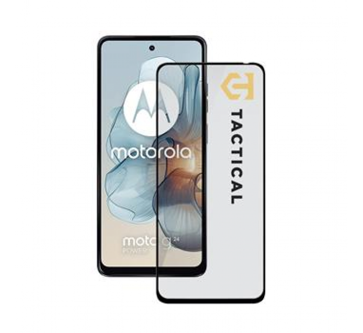 Tactical Glass Shield 5D sklo pro Motorola G24 Power Black 