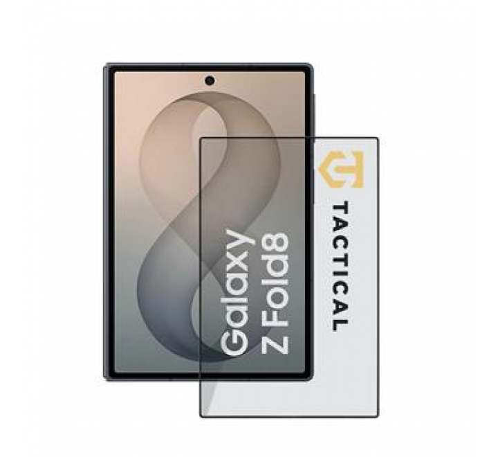 Tactical Glass Shield 5D sklo pro Samsung Galaxy Z Fold 8 Black (Vnější)