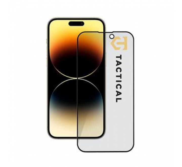 Tactical Glass Shield Privacy Stealth 5D sklo pro Apple iPhone 14 Pro Black