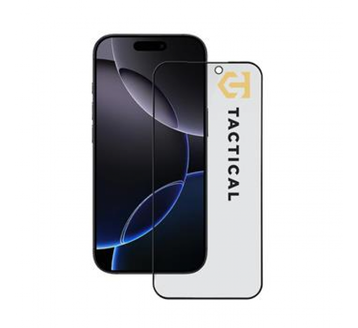 Tactical Glass Shield Privacy Stealth 5D sklo pro Apple iPhone 17 Pro Max Black