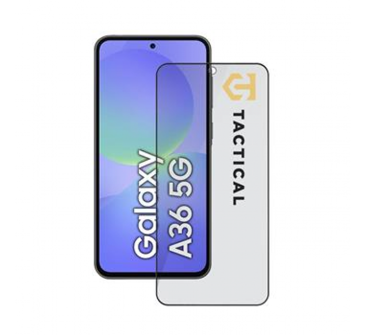 Tactical Glass Shield Privacy Stealth 5D sklo pro Samsung Galaxy A36 Black 