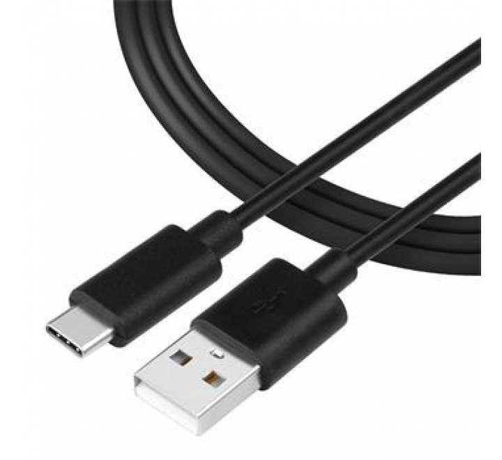 Tactical Smooth Thread Cable USB-A/USB-C  2m Black