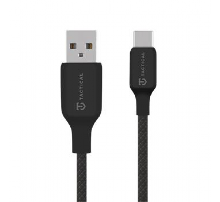 Tactical Stitch Thread Cable USB-A/USB-C 2m Black