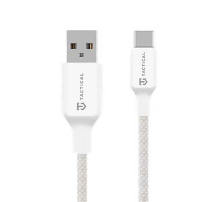 Tactical Stitch Thread Cable USB-A/USB-C 2m White