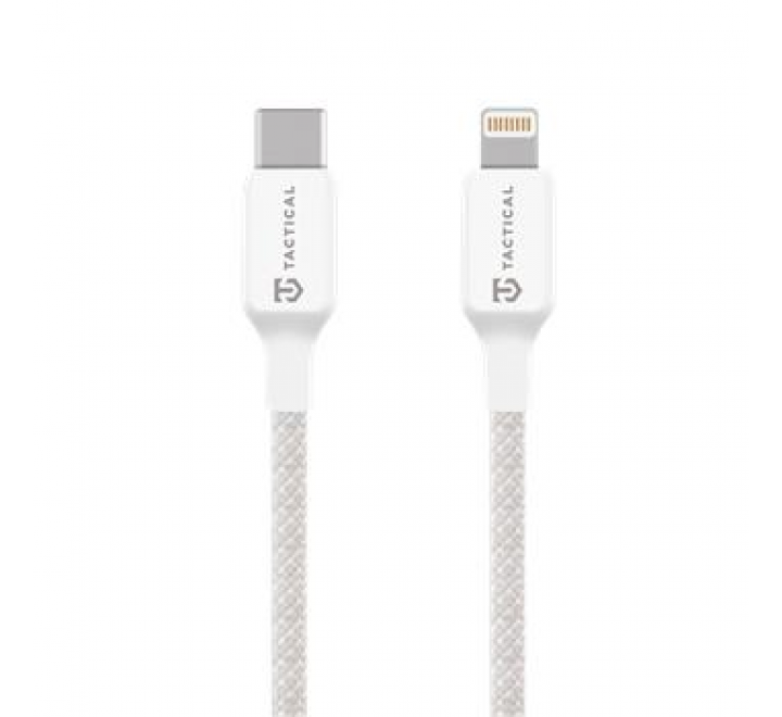 Tactical Stitch Thread Cable USB-C/Lightning 2m White