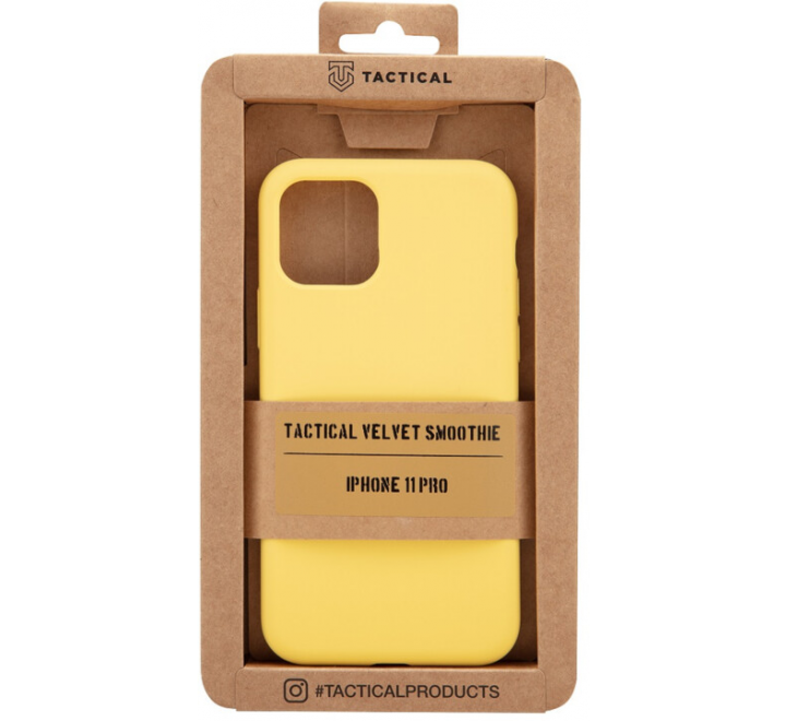 Tactical Velvet Smoothie Kryt pro Apple iPhone 12 Pro/12 Max Banana