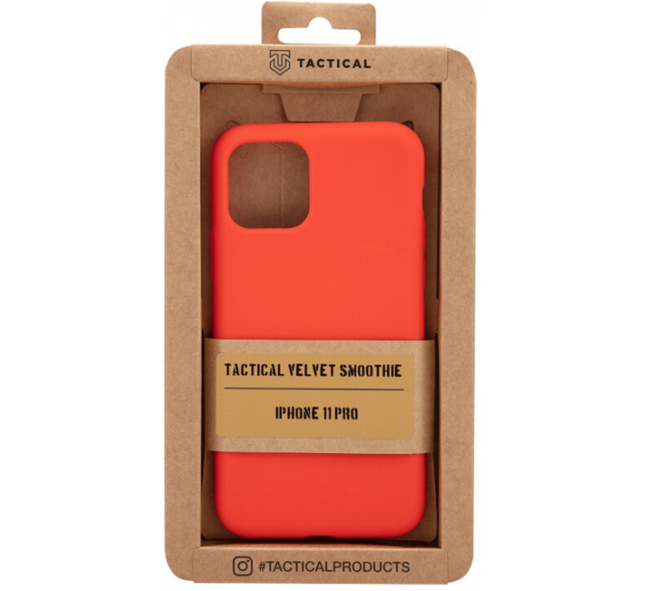 Tactical Velvet Smoothie Kryt pro Apple iPhone 12 Pro/12 Max Chilli