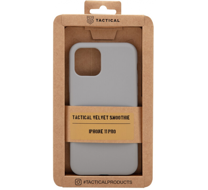 Tactical Velvet Smoothie Kryt pro Apple iPhone 12 Pro/12 Max Foggy