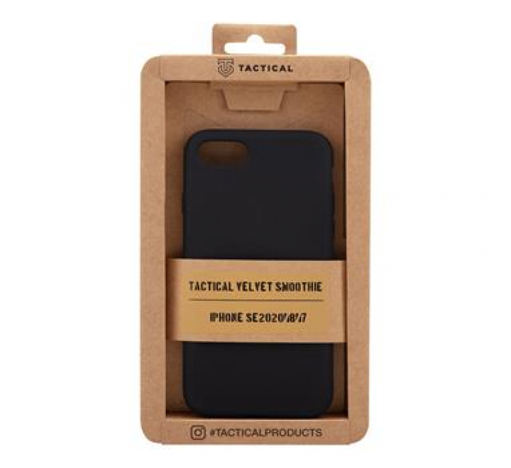 Tactical Velvet Smoothie Kryt pro Apple iPhone SE2020/8/7 Asphalt