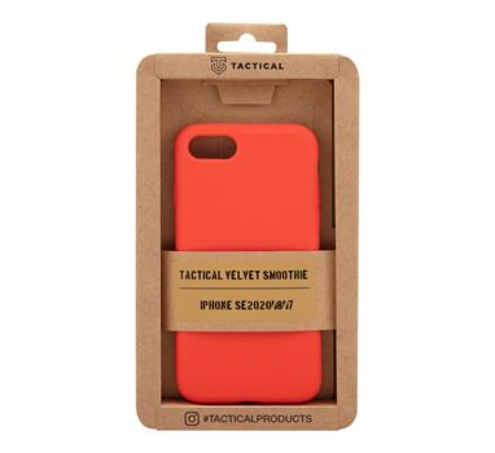 Tactical Velvet Smoothie Kryt pro Apple iPhone SE2020/8/7 Chilli