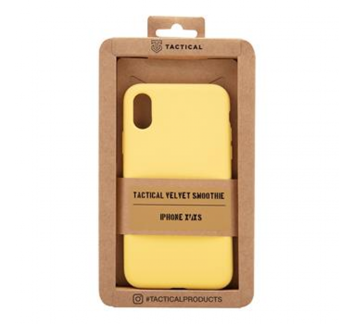 Tactical Velvet Smoothie Kryt pro Apple iPhone X/XS Banana
