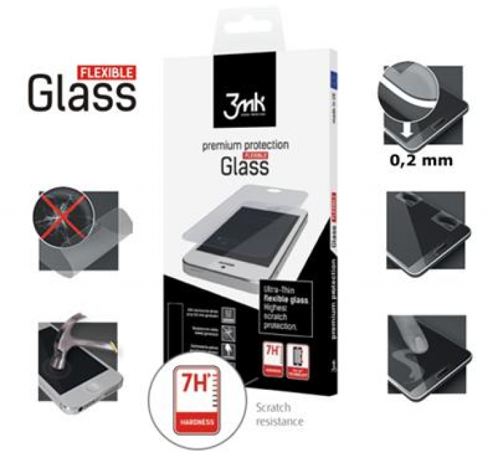 Tvrzené sklo 3mk FlexibleGlass pro Samsung Galaxy A3 2017 (SM-A320) 