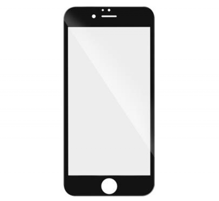 Tvrzené sklo 5D pro Apple iPhone XR, plné lepení, černá