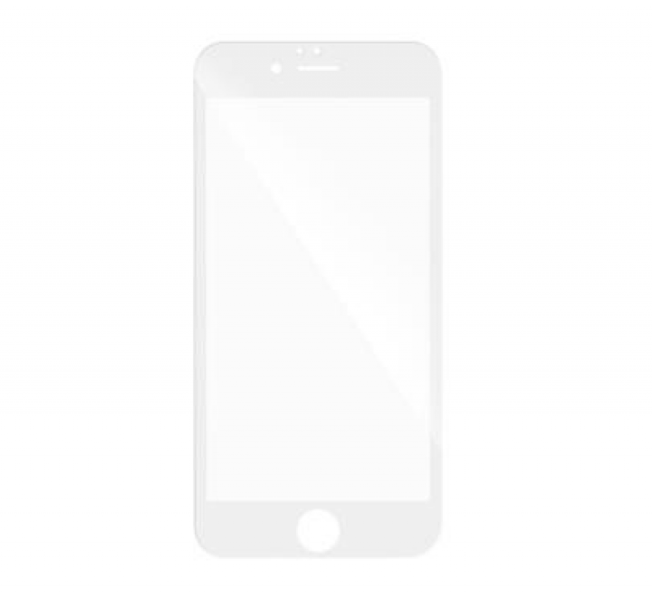 Tvrzené sklo 5D pro Samsung Galaxy J6 (SM-J600), plné lepení, bílá