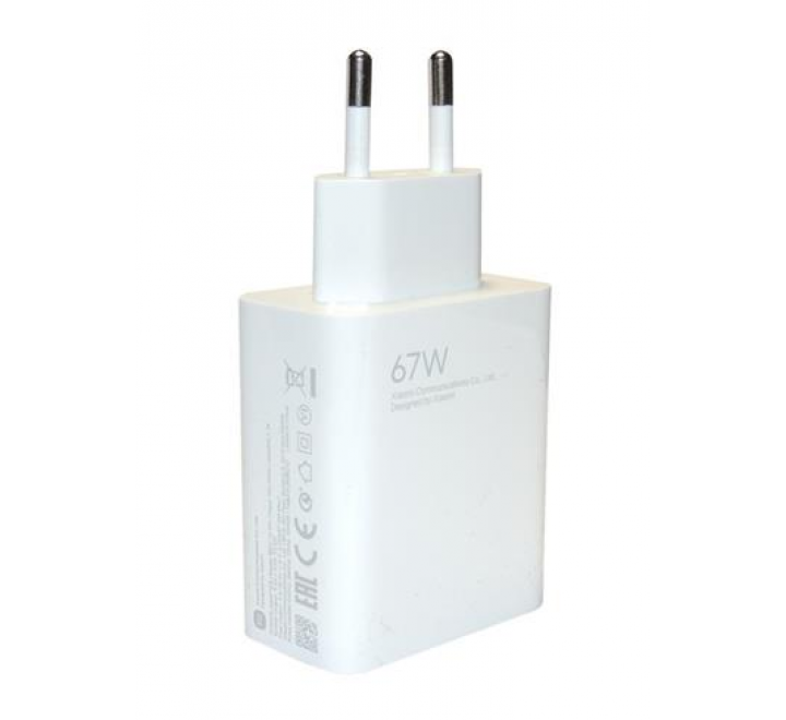 Xiaomi MDY-12-EH USB 67W Cestovní Nabíječka White (Bulk)